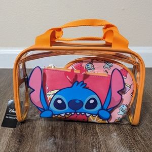 Our Universe Disney Lilo & Stitch Fruit Cosmetic Bag Set BoxLunch Exclusive, NWT